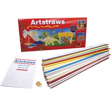 Pacon PAC AC9017 Pacon Artstraws Paper Tubes - Art Project, Craft Proj