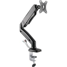 Lorell LLR 99800 Mounting Arm For Monitor - Black - Yes - 1 Display(s)