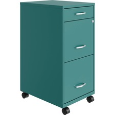 Lorell LLR 00060TL Soho Boxfilefile Mobile Cabinet - 14.3 X 18 X 26.5 