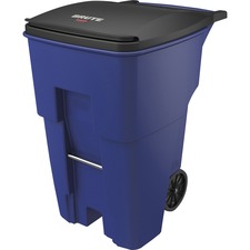 Newell RCP 9W2273BLU Rubbermaid Commercial Brute 95-gallon Rollout Con