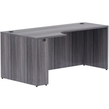 Lorell LLR 69598 Weathered Charcoal Laminate Desking - 72 X 36 X 2429.