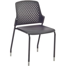 Safco SAF 4287BL Safco Next Stack Chair - Black Polypropylene Seat - B