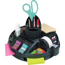 3m MMM C91 Rotary Desktop Organizer - 5.5 Height X 9.5 Width X 9.5 Dep