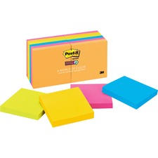 3m MMM 65412SSUC Post-itreg; Super Sticky Notes - Rio De Janeiro Color