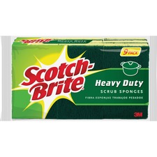 3m MMM 4295CT Scotch-brite Heavy-duty Scrub Sponges - 2.8 Height X 4.5