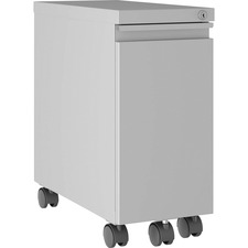 Lorell LLR 00048 Slim Mobile Pedestal - 10 X 19.9 X 21.8 For File, Box