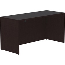 Lorell LLR 18213 Essentials Espresso Laminate Credenza Shell - 60 X 24