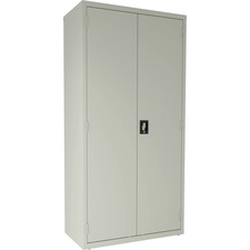 Lorell LLR 00019 4-shelf Steel Janitorial Cabinet - 36 X 18 X 72 - 4 X