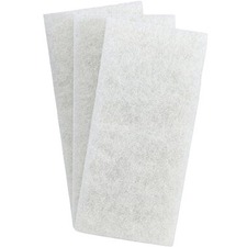 3m MMM 08003 Doodlebug White Cleaning Pads - 4.6 Width X 10 Length - 2