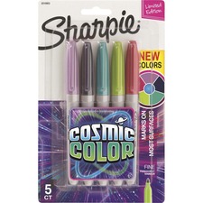 Newell SAN 2010953 Sharpie Cosmic Color Fine Permanent Markers - Fine 