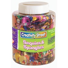 Pacon PAC 6129 Creativity Street Sequinsspangles Assortment Shaker Jar