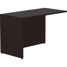 Lorell LLR 18215 Essentials Espresso Laminate Return Shell - 48 X 24 X