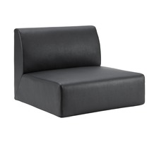 Lorell LLR 86929 Contemporary Collection Single Seat Sofa - 25.5 X 25.