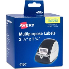 Avery AVE 04186 Averyreg; Direct Thermal Roll Labels - 1 14 Height X 2