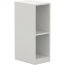 Lorell LLR 42400 White Single Cubbylocker Storage Base - 11.8 Width X 