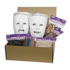 Pacon PAC 1720 Creativity Street Plastic Masks Activities Kit - Classr