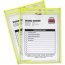 C-line CLI 43916 Neon Shop Ticket Holders, Stitched - Yellow, Both Sid