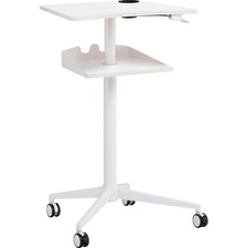 Safco SAF 1944WH Safco Active Collection Vum Mobile Workstation - 25.3