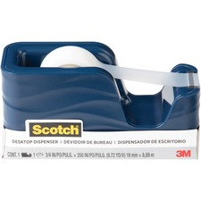 3m MMM C20WAVEMI Scotch Wave Desktop Tape Dispenser - 1 Core - Refilla