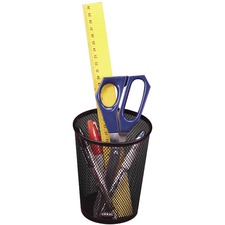 Newell ROL 62557 Rolodex Jumbo Mesh Pencil Cup - Metal - 1 Each - Blac