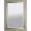 Lorell LLR 04482 Mosaic Border Hanging Mirror - 2 Length - Silver Gray