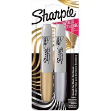 Newell SAN 2089636 Sharpie Metallic Ink Chisel Tip Permanent Markers -