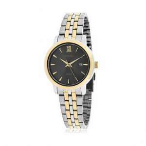 Seiko SUR810 Two Tone Stainless Steel Grey Dial Women's Quartz Watch