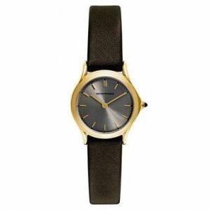 Emporio ARS7202 Classic Women's Watch W Yellow Gold Plated Dial  Satin