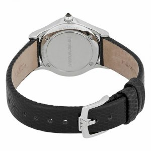 Emporio ARS7502 Analog Display Classic Women's Watch W Black Leather L