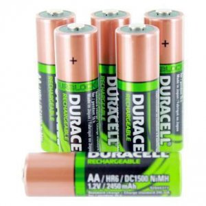 Duracell Duracell_12-AA Aa Nimh 2450mah Dc1500 Rechargeable Duralock 1