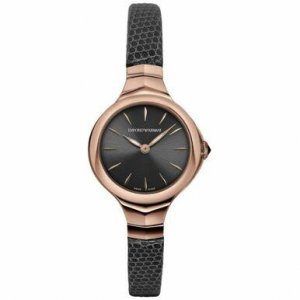 Emporio ARS8203 Rose Gold Swiss Made Automatic Women's Watch W Lizard 