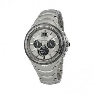 Seiko SSC627 Coutura Stainless Steel Silver Dial Men's Chronograph Sol