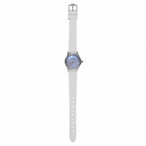 Emporio ARS7206 Swiss Made Analog Display Women's Watch W White Strap