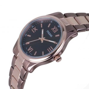 Pulsar PH8066 Women's Rosegold Stainless Steel Japanese Quartz Watch