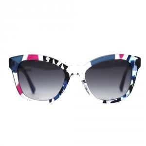 Valentino VA4005-5048/8G Va4005-50488g Blue Pink Marble Cat Eye Grey L