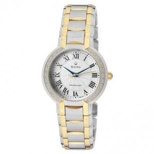 Bulova 98R161 Ladies Fairlawn Precisionist Diamond Accent Two Tone Bra