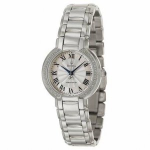 Bulova 96R167 Ladies Fairlawn Precisionist Mother Of Pearl Diamond Bez