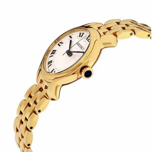 Seiko SRZ520 Essential Gold Stainless Steel White Dial Women's Quartz 