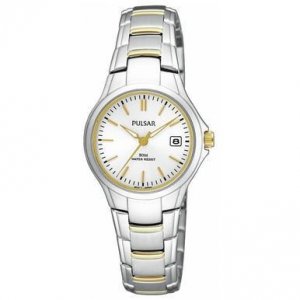 Pulsar PXT905 Women's Two Tone Silver Stainless Steel Sport Dress Watc