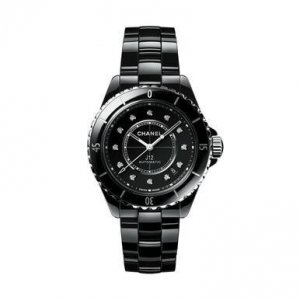 Chanel H5702 J12 Automatic Diamond Black Dial Ladies Watch