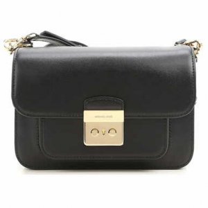 Michael MK 30T7GS9L3L-001 Sloan Editor Large Shoulder Bag - Black