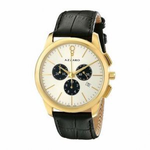 Azzaro AZ2040.63SB.000 Az2040.63sb.000 Legend Silver Dial Yellow Gold 