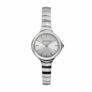 Emporio ARS8202 Women's Swiss Made Silver Tone Bracelet Analog Watch