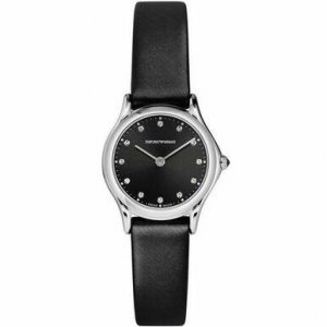 Emporio ARS7600 Swiss Made Classic Analog Women's Watch W Black Satin 