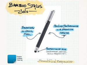 Wacom CS100K Bamboo Black Pen Ipad Tablet Touch Screen Stylus