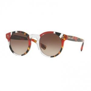 Valentino VA4009-505013 Va4009-505013 Round Lens Red Tortoise Women's 