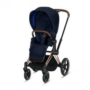 Cybex 519003311 Priam 3-in-1 Travel System Rose Gold With Brown Detail