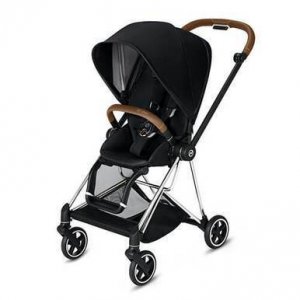 Cybex 519003353 Mios 3-in-1 Travel System Chrome With Brown Details Ba