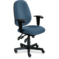 9 NTF 1660R1A4115 Agent 1660 Mid-back Task Chair With Arms - 27 X 24.5