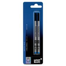 Montblanc MNB 107878 Rollerball Pen Refills - Medium Point - Blue Ink 